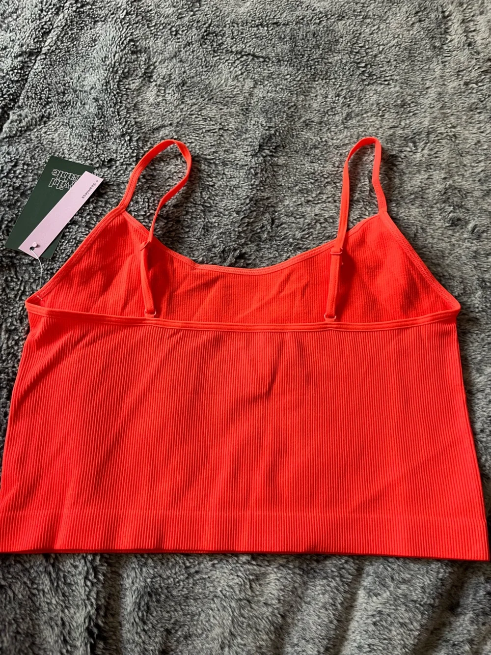 Wild Fable red ribbed tank top in S #wildfable #ribbed - Picture 3 of 5
